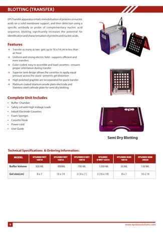 Blotting Apparatus - Semi Dry Blotting Apparatus Manufacturer from Chennai