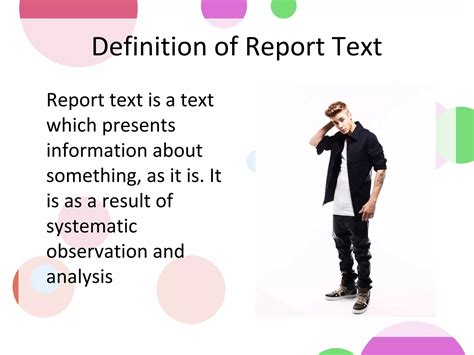 Report text ppt | PPT - language of report text