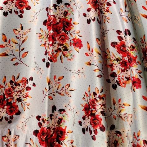 Buy Kaizen Texo Fab Women's Digital Printed Zari Satin Silk Semi ...