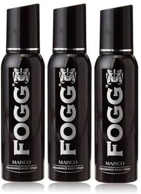FOGG marco black Body Spray - For Men (120 ml, Pack of 3) Body Spray ...