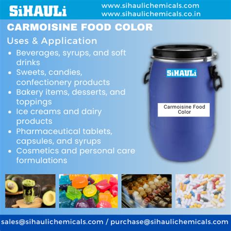 Carmoisine Food Color | Sihauli Chemicals