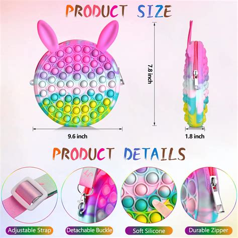 Buy Sika deer Cute Rabbit Pop Shoulder Bag, Pop Purse Crossbody Bag for ...