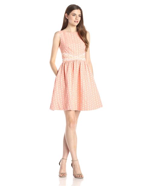 Erin erin fetherston Women's Edie Daisy Jacquard Flare Dress | Flare ...