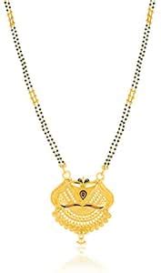 Buy Bhagya Lakshmi Women's Pride Traditional Gold Plated Mangalsutra ...