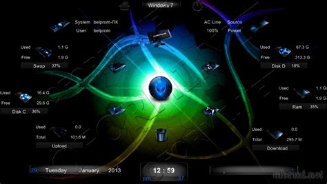 Image result for Alienware Rainmeter