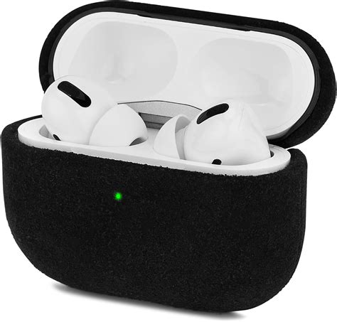 Buy Airpods Pro Leather Case Cover for Men [Front LED Visible] ,Genuine ...