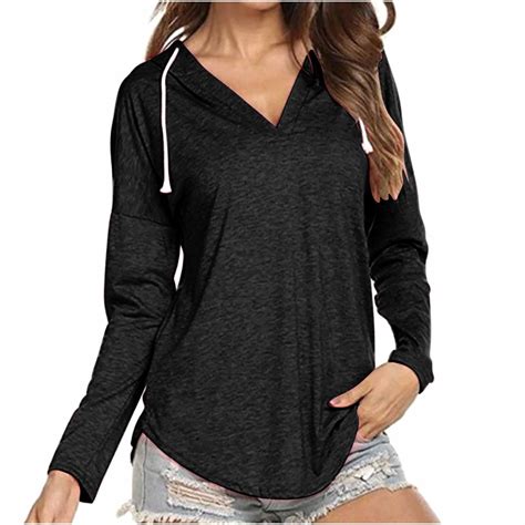 Posijego 2024 Spring Women's Hoodie Lightweight Long Sleeve Shirts ...