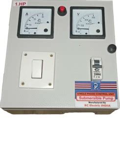 rc electric india 1.HP SUBMERSIBLE PANEL SINGLE PHASE OILFIELD Water ...