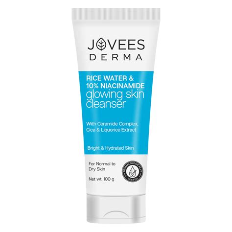 Derma Rice Water & 10% Niacinamide Cleanser for Glowing, Clear Skin ...