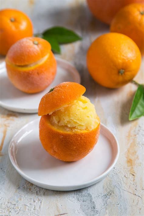 sorbet orange sorbetiere