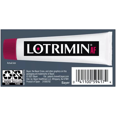 Lotrimin AF Antifungal Clotrimazole Ringworm Cream - Shop Skin & scalp ...