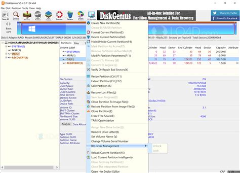 Image result for Partition Table DiskGenius