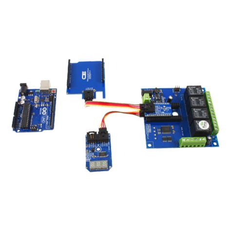 4-Channel General Purpose SPDT Relay Shield + 4 GPIO with IoT Interface ...