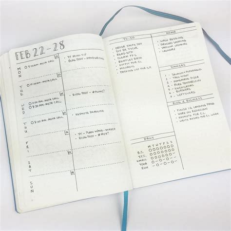 bujo weekly