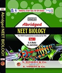 Dinesh Abridged NEET Biology Vol.I, Vol.II (For NEET Examinations in ...