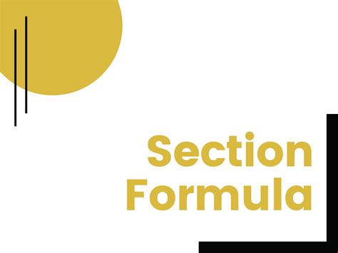 Section Formula In Coordinate Geometry 的图像结果