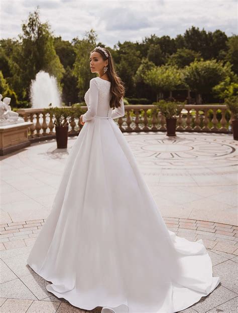 Simple and Elegant Wedding Dressfeminine A-line Wedding - Etsy