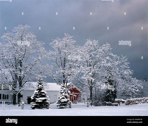 New Hampshire Winter Mountains Clipart