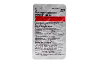 Dalacin C 150 Mg Capsule 10 - Uses, Side Effects, Dosage, Price | Truemeds