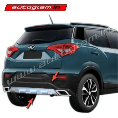 Mahindra XUV300 2019+ Rear Diffuser / Rear Guard / Rear Nudge Guard for ...