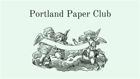 Portland Paper Club, 1755 SW Jefferson St., Portland, OR, United States ...
