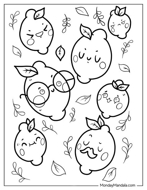 Image result for Lemon Cartoon Coloring