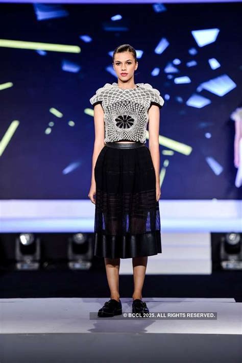 Rahul Mishra's collection during The Woolmark Company fashion show at ...