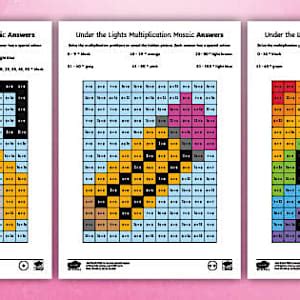 KS2 Mental Health Anxiety Story Differentiated Multiplication Maths Mosaics