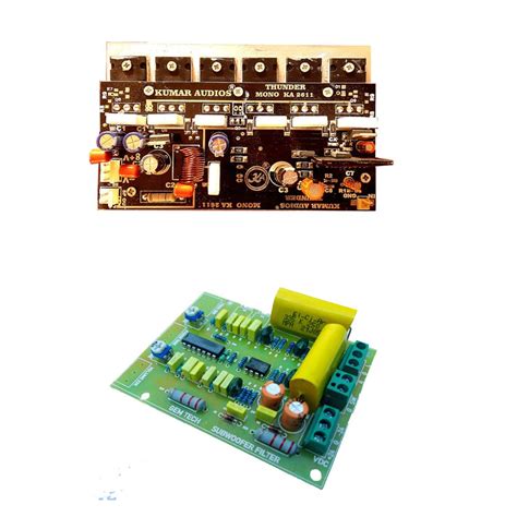 Audio Power Amplifier Board KIT and SUB PRE-Amplifier Board KIT with ...