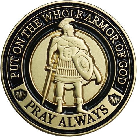 Put On The Whole Armor of God Lapel Pin 1 Pack India | Ubuy