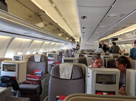 Airline Review: Iberia – Business Class (Airbus 340 with Lie Flat Seats ...