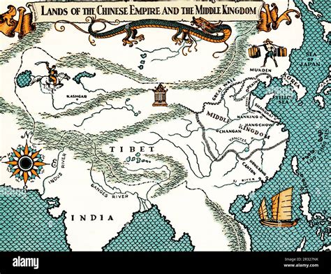 Map Of China In The Middle Ages