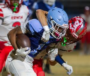 Erwin football bounces undermanned Hunter Huss out of NCHSAA 5A ...