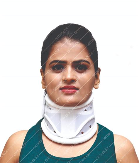 Buy ORTHOLEX Hard Cervical Collar available with chin support (M-(3.5-4 ...