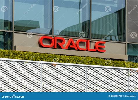 Oracle Sign On The Facade Of Moscone Center Editorial Photo ...
