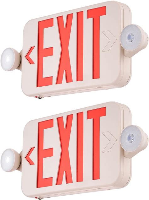 Image result for Red LED Exit Sign