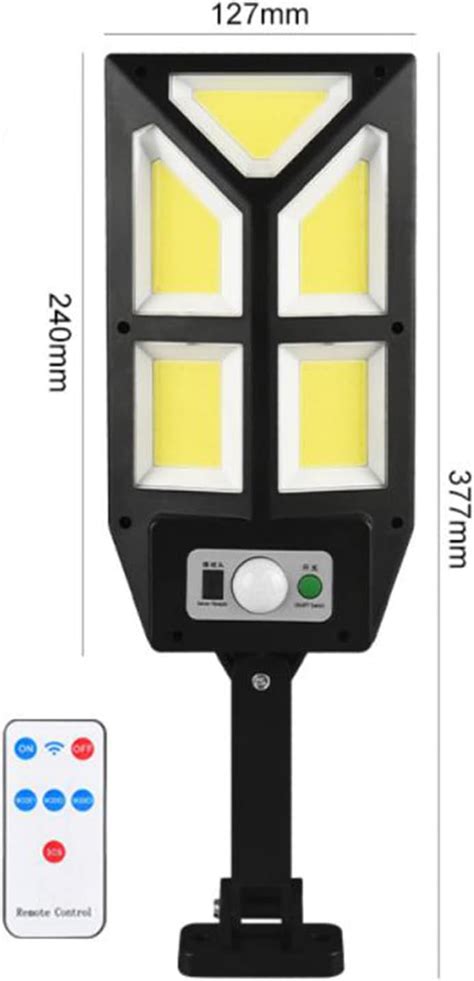 QINGDONGDZA New Solar Street Light with Remote Control, Garden India | Ubuy