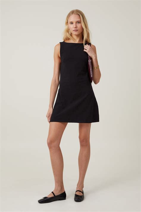 Bella Boat Neck Mini Dress