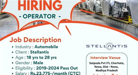 Stellantis Limited Campus Placement Drive – ITI & Diploma Jobs at ...