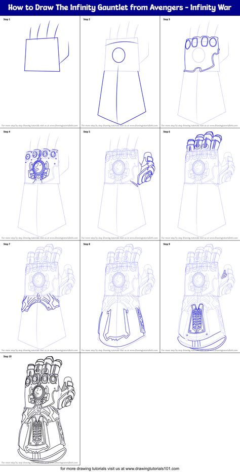 Infinity Gauntlet Tutorial Drawing 的图像结果