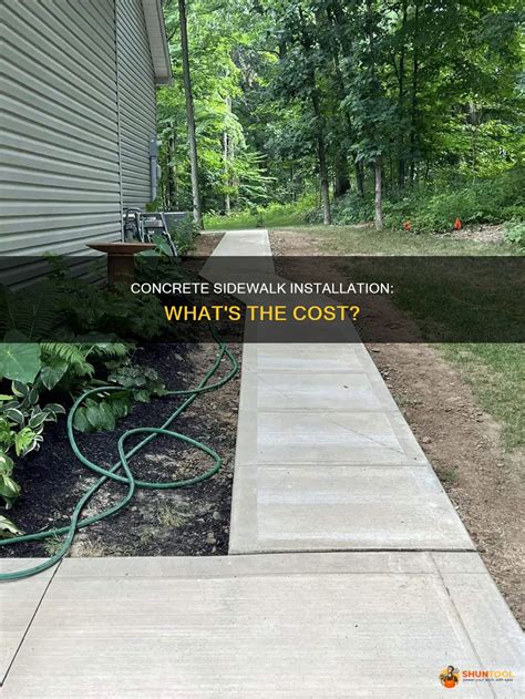 Concrete Sidewalk Installation: What's The Cost? | ShunTool
