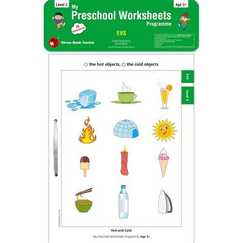 My Preschool Worksheets Programme EVS 16 Worksheets Level 3 – BookStation