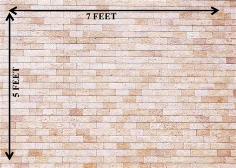 Cream Brick - Baby Printed Backdrops - PREMIUM FABRIC