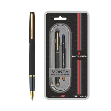 Pierre Cardin Monza Roller Pen | Premium Matt Finish Body with Golden ...
