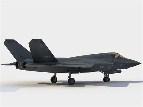 Shenyang J-35 Stealth Fighter 3D Model by Mermodels