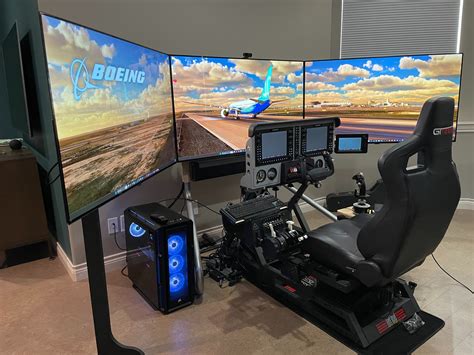 Flight Sim Monitor Set Up 的图像结果
