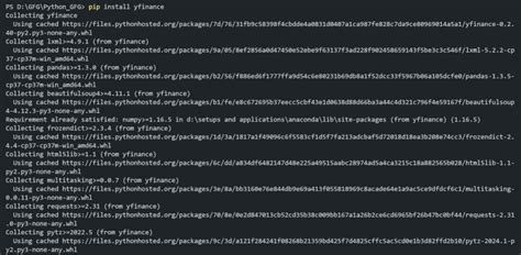 Image result for Install Yfinance Python