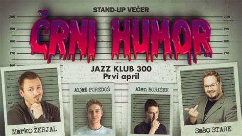Jazz Klub 300 - ČRNI HUMOR NA PRVI APRIL, Jazz Klub 300, Ljubljana, 1 ...