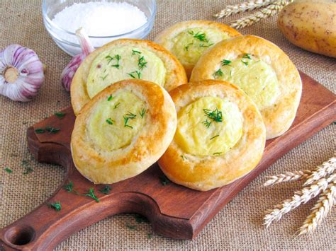 Шанежки с картошкой шаньги в духовке рецепт с фото пошагово - 1000.menu