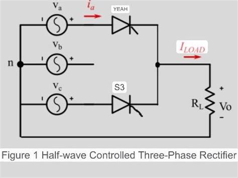 Image result for Three-Phase Half-Wave Rectifier